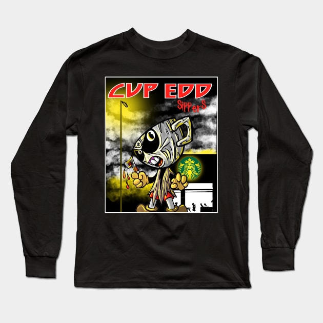 Cup Edd: sippers Long Sleeve T-Shirt by Biomek